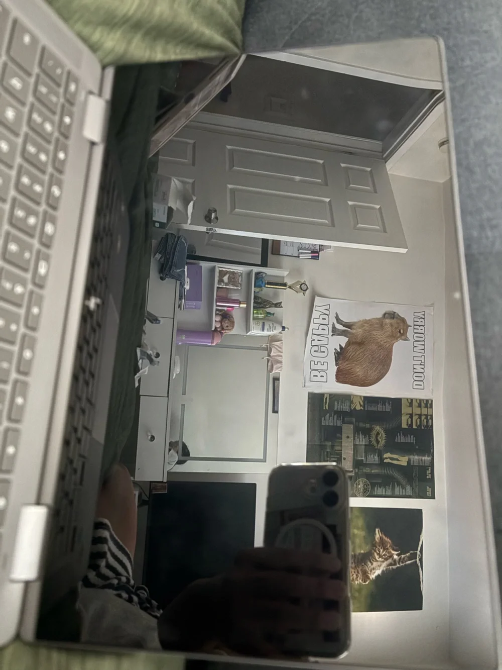 HP Silver-Gray Laptop with Minimal HP Logo